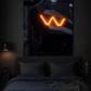 Lamborghini Rain-Glow Headlight – 6mm LED Neon Flex Wall Art Neonsignsindia