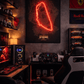 Le Mans F1  Circuit Wall Art – Iconic Endurance Racing Track LED Style Poster | Neon Signs India — Image 2