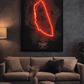 Le Mans F1  Circuit Wall Art – Iconic Endurance Racing Track LED Style Poster | Neon Signs India — Image 1
