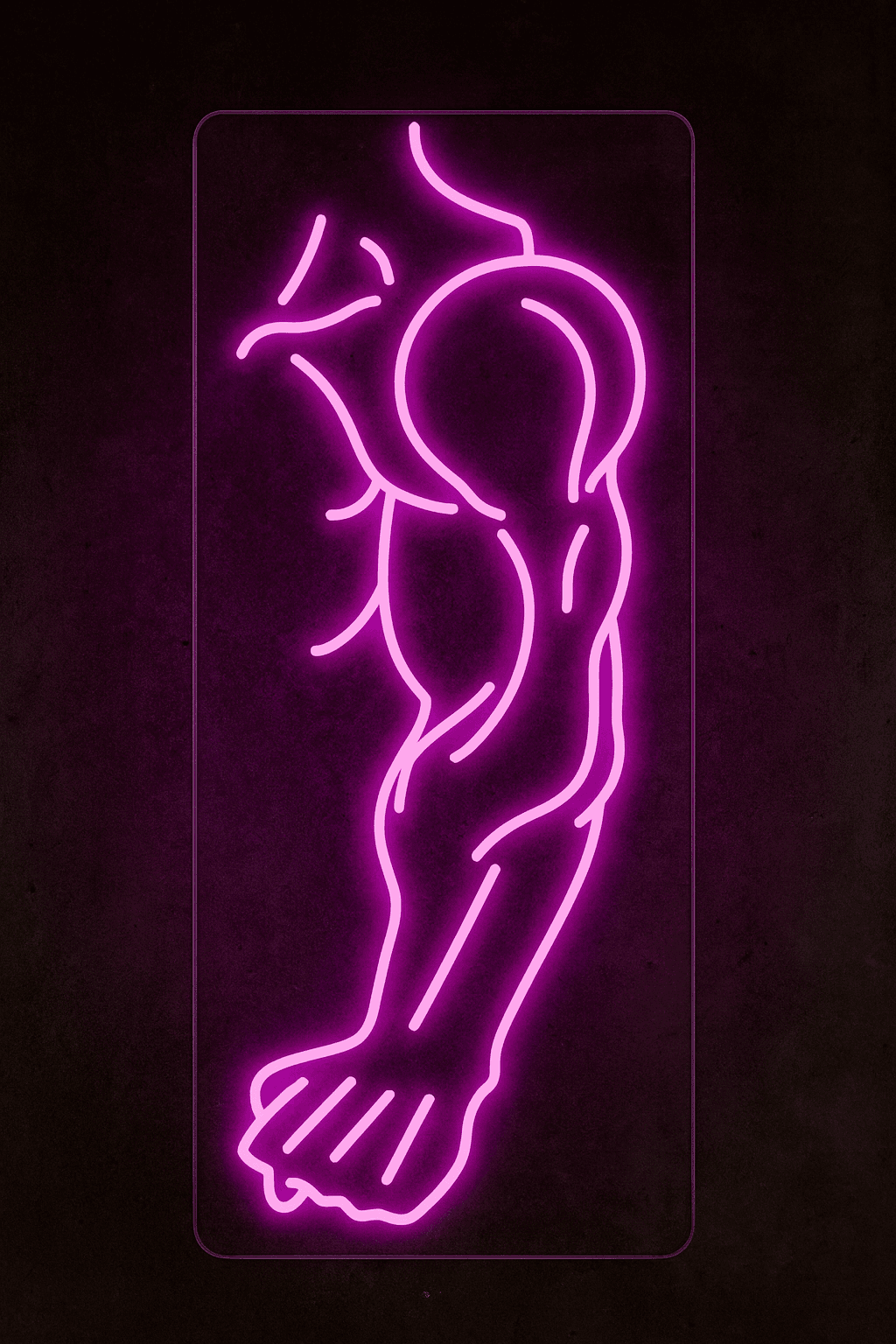 lex Arm Neon Sign – Muscle LED Light for Gym & Fitness Decor Neonsignsindia