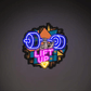 Lift Up Neon Gym Wall Sign – Motivational Weightlifting LED Art | Neon Signs India — Image 2