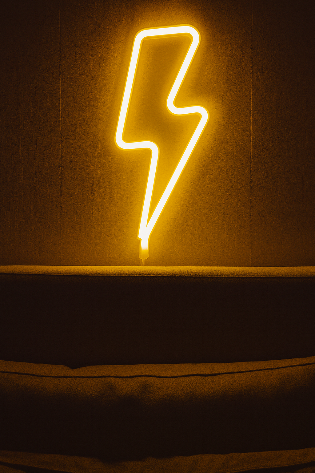 Lightning Bolt Neon Light (6x12 inches) Neonsignsindia