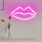 Lip Light up Neon Signs (6*10 inches) Neonsignsindia