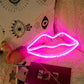 Lip Light up Neon Signs (6*10 inches) Neonsignsindia