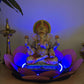 Lotus LED Decor Base for Idols & Festive Setup (Ganesh Chaturthi, Diwali, or home mandirs) Neonsignsindia