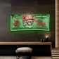 Make Money Not Friends Neon Sign – Money Bill LED Wall Art Neonsignsindia