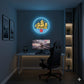 Football Logo Neon Manchester City UV print neon sign (18*18 inches)