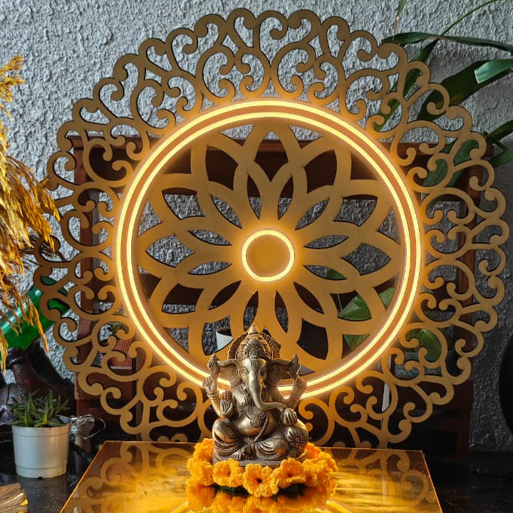 Ganesh Ji Decor - Mandala Backdrop