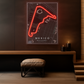 Mexico City Grand Prix F1 Circuit Map – LED Neon Wall Art Neonsignsindia