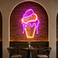 Kawaii Ice Cream Neon Sign