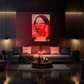 Mona Lisa Lollipop Pop Art Print with Neon Accent Neonsignsindia