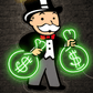 Monopoly Money King Neon Wall Art – LED Wealth & Hustle Sign | Neon Signs India — Image 2
