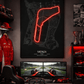 Monza F1 Circuit Neon Wall Art – Ultimate Racing Fan Room Decor | Neon Signs India — Image 1