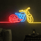 🏍️ Motorcycle Neon Sign – Rider LED Wall Light (3 ft × 1.5 ft) Neonsignsindia