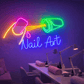 Nail Art Neon Light – Colorful Salon Wall Decor LED Sign (36*16 inch) | Neon Signs India — Image 1