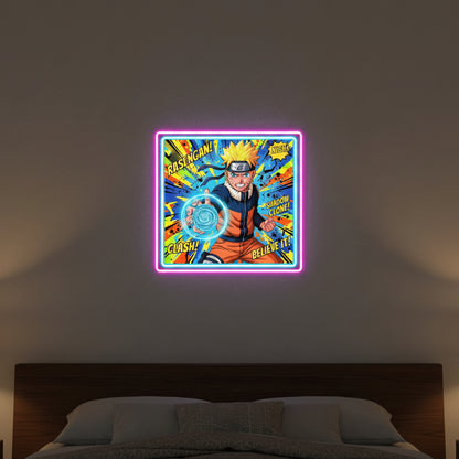 Naruto Pop Art Neon Sign Neonsignsindia