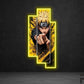 Naruto Yellow Neon Anime Wall Art – LED Ninja Game Room Decor | Neon Signs India — Image 2
