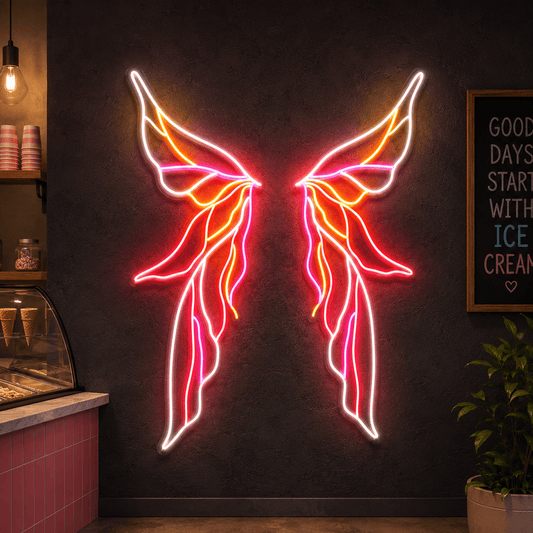Phoenix Fire Wings Neon Sign Neonsignsindia