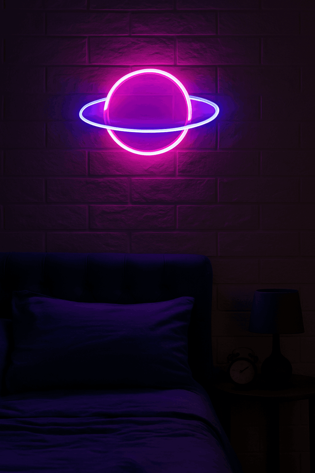Planet Neon Sign (12x12 inches) Neonsignsindia