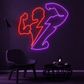Power Builder Flex Neon Sign – LED fitness Gym Wall Light Neonsignsindia