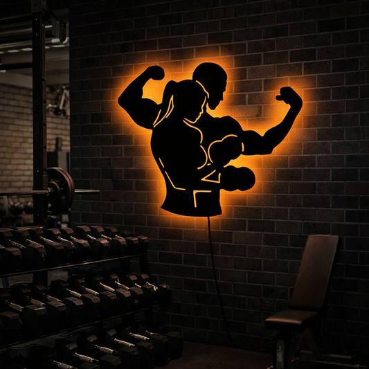 Power Flex Neon LED Wall Sign – Gym & Fitness Motivation Decor Neonsignsindia