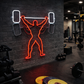 💪 Power Lift Neon LED Wall Sign – Gym Motivation Light Art Neonsignsindia