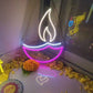 Diya Shape Neon for Diwali 10*10 inches