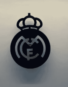 Real Madrid Blue Glow LED Neon Wall Light – Premium Football Logo Decor Neonsignsindia