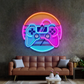Retro Gamer Controller Neon Sign – RGB LED Wall Art for Game Room Neonsignsindia