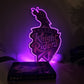 IPL Cricket KKR Kolkata Knight Riders Uv Print Neon