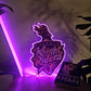 IPL Cricket KKR Kolkata Knight Riders Uv Print Neon