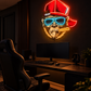 Monkey Rockstar Sunglasses LED Neon Sign – Pop Art Wall Decor for Bedroom & Gaming Room Neonsignsindia