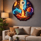 Rocket Launch Neon Wall Art – LED Space-Themed Living Room Decor | Neon Signs India — Image 1