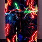 Roronoa Zoro Neon LED Panel - Product Shot