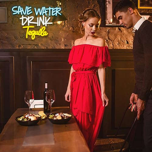 Save Water Drink Tequila Neon Sign (16x24 inches) Neonsignsindia
