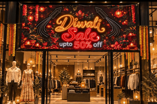 Diwali Sale upto 50% off flex LED sign animated