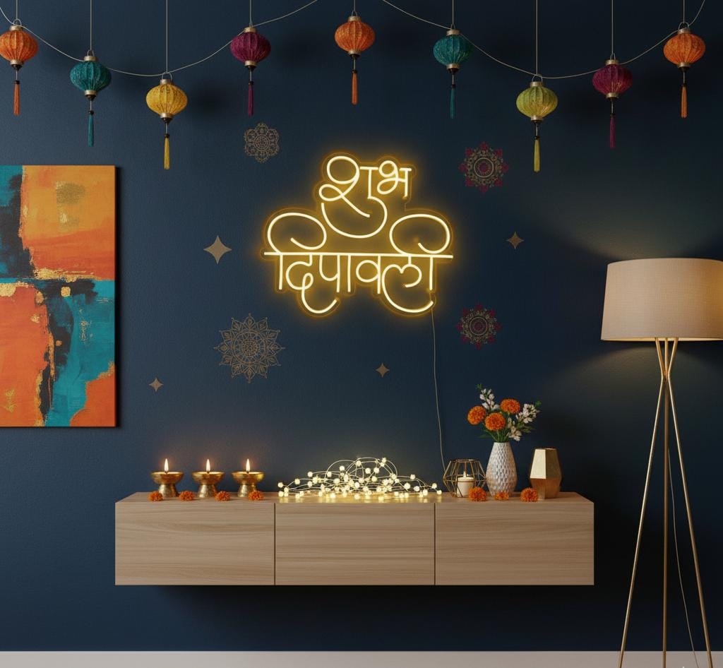 Shubh Dipawali Neon Sign Neonsignsindia