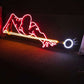 Snooker Player Motion Neon Wall Sign – Billiards Game Room LED Art( 36*12 inch ) | Neon Signs India — Image 3