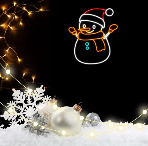 Christmas Olaf The Snowman Neon Sign for (18*16 inches)