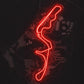 Suzuka F1 Circuit Neon Wall Art – Japan Racing Track LED Decor | Neon Signs India — Image 2