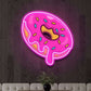 Sweet Drip Donut LED Neon Wall Sign – Pink Dessert Glow Art | Neon Signs India — Image 2