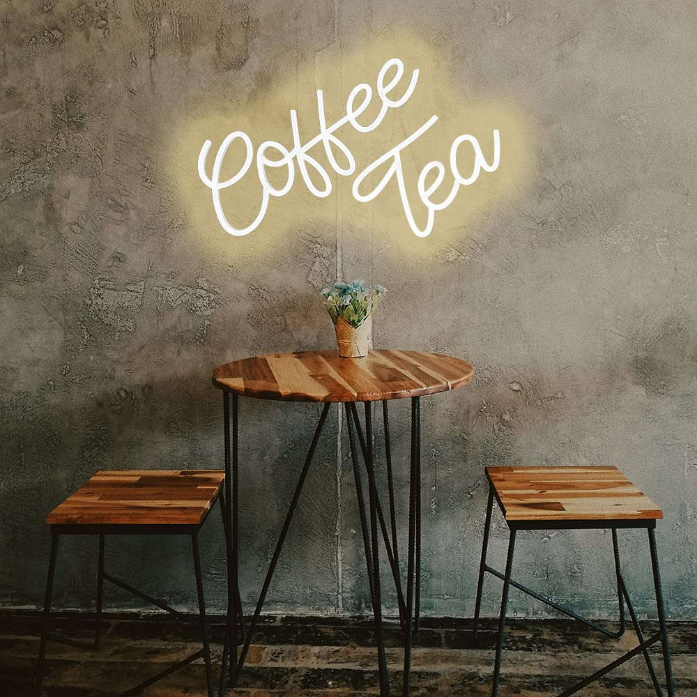 Tea Coffee Neon Sign (10x16 inches) Neonsignsindia