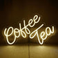 Tea Coffee Neon Sign (10x16 inches) Neonsignsindia