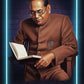 🧠 The Architect: Dr. B.R. Ambedkar Illuminated Art Print Neonsignsindia