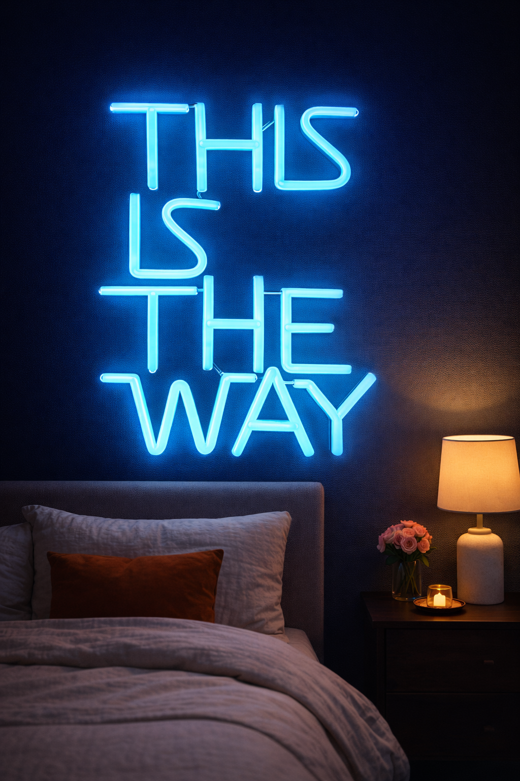 This is The Way (11 * 13.3in) Neonsignsindia