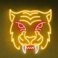 Tiger Roar Neon LED Wall Sign – Bold Animal Neon Art for Home Game Room | Neon Signs India — Image 2