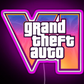 GTA VI Pink Neon Sign – Grand Theft Auto 6 LED Neon Wall Art Pink Glow Aesthetic