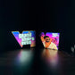 Simple and Custom GTA 6 Neon Desk Lamps side by side