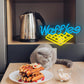 Waffles Neon Signs (15x9 inches) Neonsignsindia