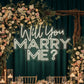 💍 Will You Marry Me? Neon Sign Neonsignsindia